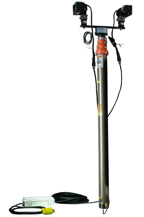 New Pneumatic Mini Led Light Pole Released By Larson Electronics
