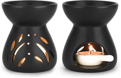 Comsaf Essential Oil Burner Wax Melt Burners Set Of 2 Aromatherapy
