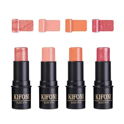 Sumeitang 4 Colors Blush Stick Set Natural Cream Blush SALE