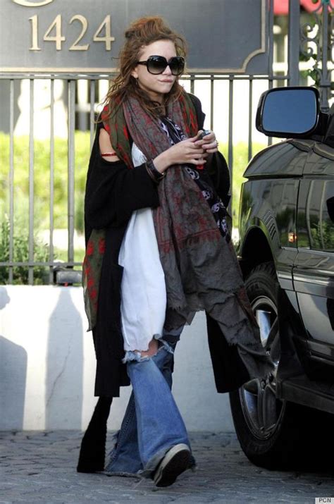 Mary Kate Olsens Style Evolution Relive Her Homeless Chic Moments