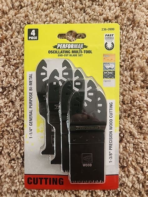 Performax Oscillating Multi Tool End Cut Blade Piece Set Precision