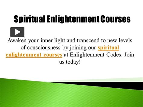 Ppt Spiritual Enlightenment Courses Powerpoint Presentation Free To