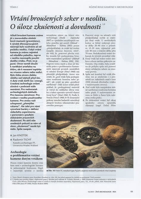 Západočeská univerzita v plzni, fakulta filozofická. Živá archeologie 12