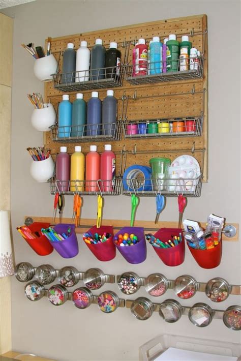 40 Ideas To Organize Your Craft Room In The Best Way