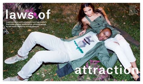 America S Next Top Model Winner Keith Carlos Featured In Nylon February