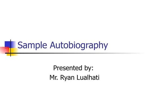 💣 Autobiography Powerpoint Biography Presentation 2022 11 04