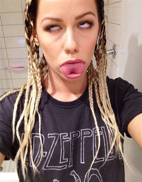 Jenna Mcdougall Straight Golden Blonde Braids Hairstyle Steal Her Style