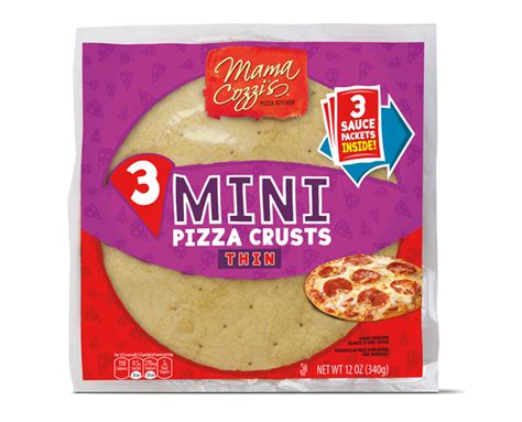 Thin Or Original Mini Pizza Crusts With Sauce Mama Cozzis Pizza