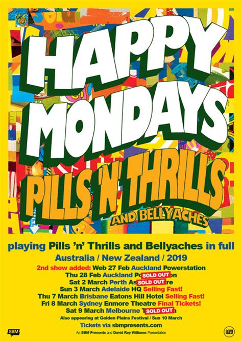 Madchester To Melbourne Happy Mondays Tour Hits Oz Next Month I Like Your Old Stuff Iconic