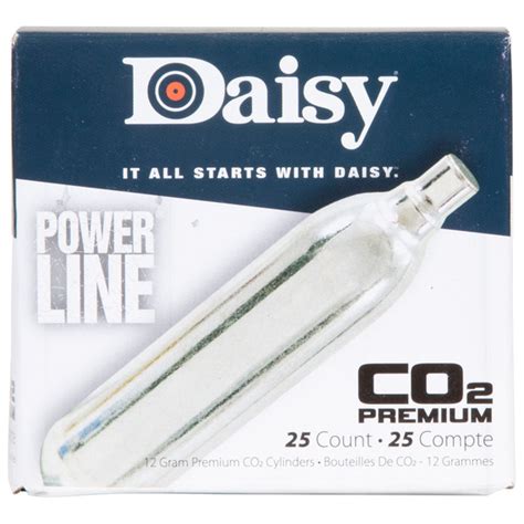 Daisy Powerline Premium 12 Gram CO2 Cylinder 25 Count Big 5