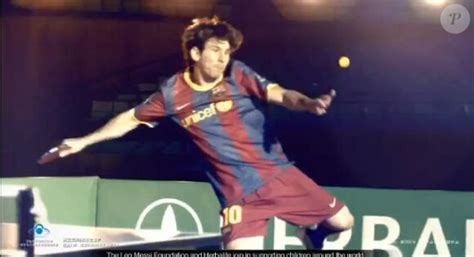 Photo Lionel Messi Joue Au Ping Pong Avec Ses Pieds Purepeople