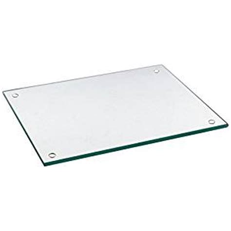 Vance 15 X 12 Inch Premium Clear Extra Thick Tempered Glass Cutting Board 8g1512dc