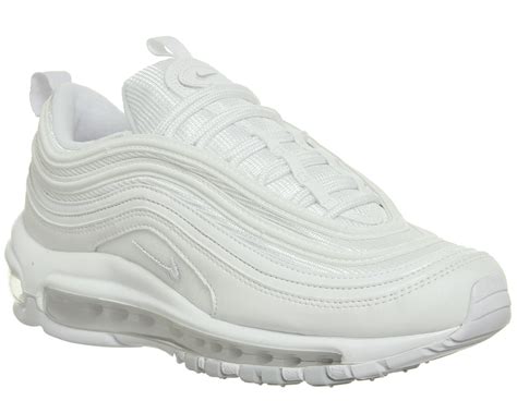 Nike Leather Air Max 97 Trainers In White Lyst
