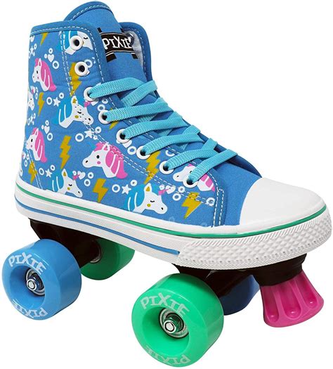 Lenexa Roller Skates For Girls Pixie Unicorn Kids Quad Roller Skate