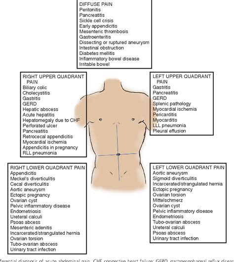 Upper Left Quadrant Of Abdomen Pain Ovulation Symptoms