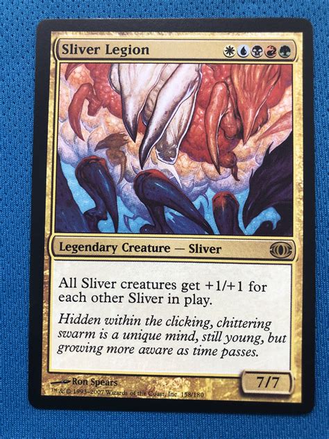 Sliver Legion Mtg Proxy Magic The Gathering Proxies Cards Gp Fnm Playable Holo Foil Available