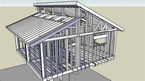 House Frame Upper Story Clerestory Roof And Windows Clerestory