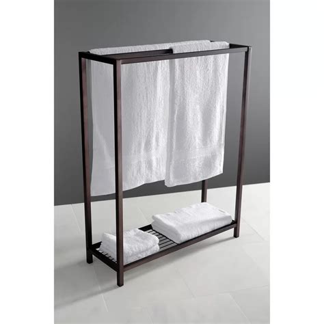 The towel can be unfolded and taken with the rack anywhere. Edenscape Free Standing Towel Rack | Free standing towel ...