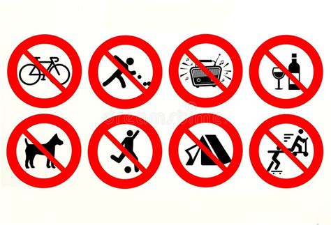 No Playing Allowed Stock Vector Illustration Of Bounce 4817467