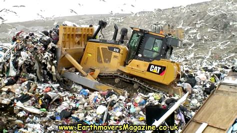 Free Photo Landfill Equipment Bulldozer Outdoors