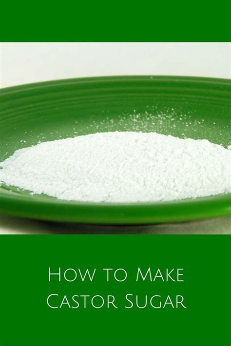 Castor Sugar Substitute Recipe Baking Tips Caster Sugar