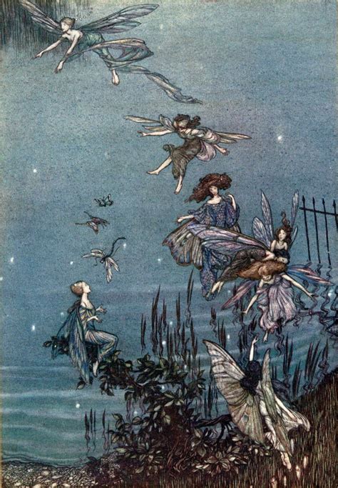 The Fairies Of The Serpentine Arthur Rackham Fairy Art Fairytale