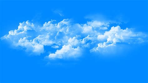 Blue Clouds Skyscapes Simple Light Blue 1920x1080