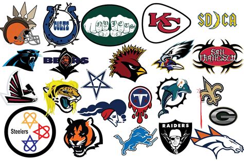 All Nfl Teams Logos Redesigned As Metal Bands