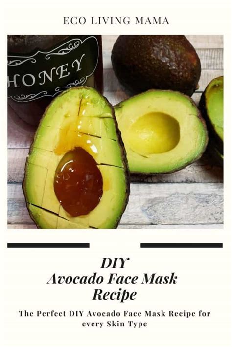 Avocado Face Mask Recipe Eco Living Mama