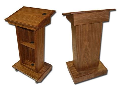 Handcrafted Solid Hardwood Lectern Podium Royal Podiums Direct