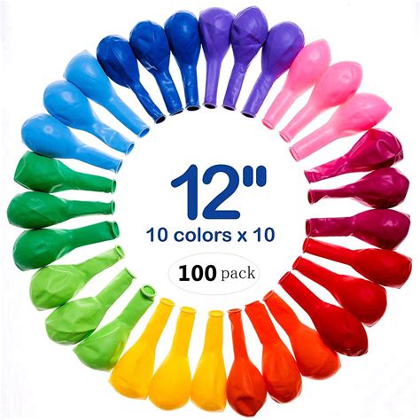 42 Off Best Balloons Assorted Color For Party 12 Inches Bulk 100 Pcs