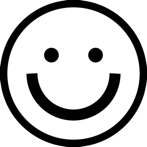 Happy Face Outline Clipart Best