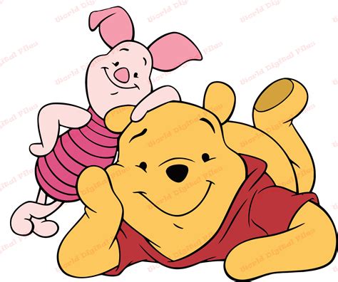 Winnie The Pooh And Piglet Svg 1 Svg Dxf Cricut Silhouette Etsy