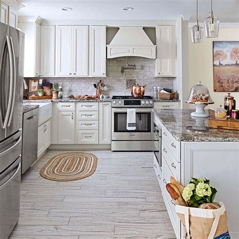 A Lowes in-store professional designed this eye-catching kitchen with