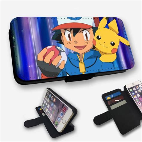 In case your planning on getting one i sell authentic pokèmon cards (japanese and english. £9.95 GBP - Pokemon Ash & Pikachu Flip Phone Case Cover Wallet Card Holder (F) #ebay # ...
