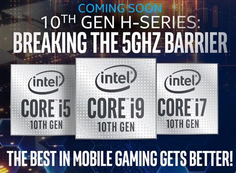 Los Intel Comet Lake H Y Las Gráficas Nvidia Geforce Super Para