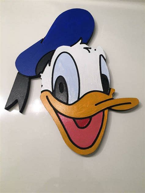 Disney Donald Duck Wooden Sign Classic Cartoons Micky Etsy
