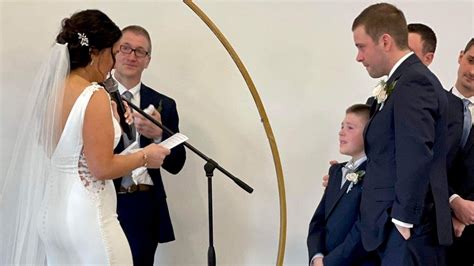 Bride Delivers Vows To Her New Stepson At Wedding He Totally Wasnt