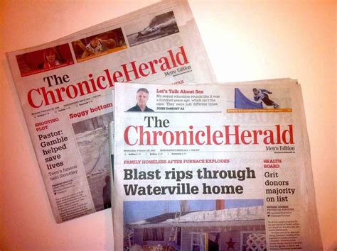 How is the Chronicle Herald still being printed? | City | Halifax, Nova Scotia | THE COAST