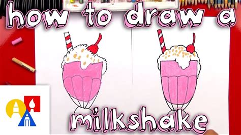 How To Draw A Milkshake Youtube