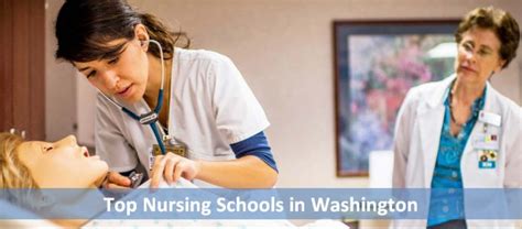 Top Nursing Schools In Washington 2018 19
