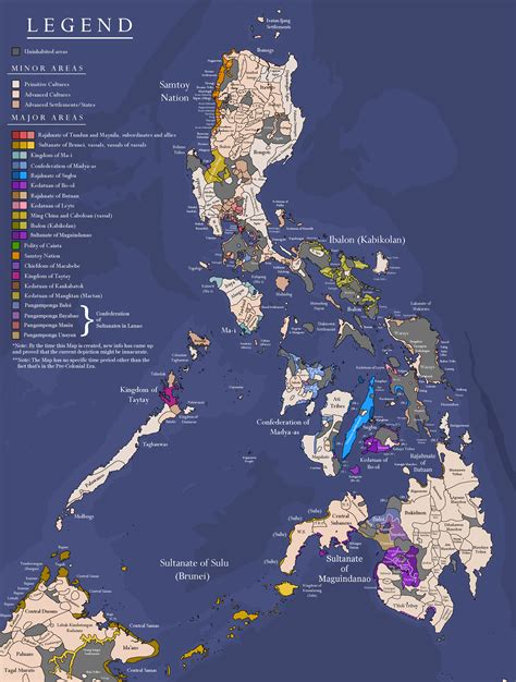 A Map Of Pre Colonial Philippines 🇵🇭👏🏻 Rphilippines