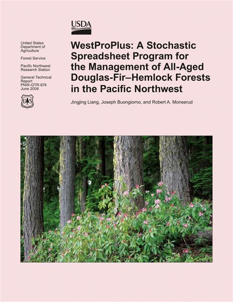 Pdf Westproplus A Stochastic Spreadsheet Program For The Management