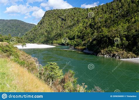The Lower Buller Gorge In The West Coast Region Of New Zealand Stock