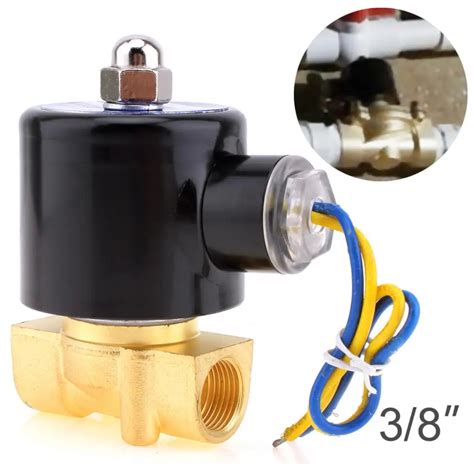 Buy Solenoid Valve Dc 12v 38 Npt Nc Brass Normally