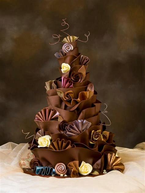 Chocolate Wrap CakeFlix Chocolate Wedding Cake Chocolate Wrapping
