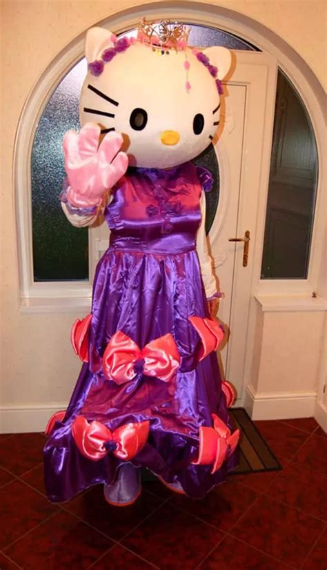 Hello Kitty Mascot Chester Bouncy Castle Hire Wrexham Chester