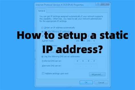 How To Assign A Static Ip Address In Windows How To Change Ip Address Configure Ip