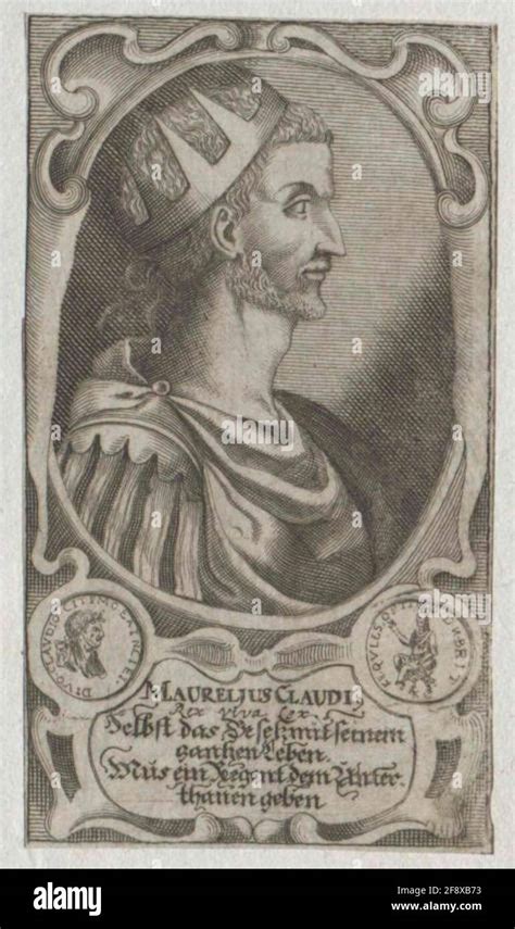 Claudius Ii Gothicus Roman Emperor Stock Photo Alamy