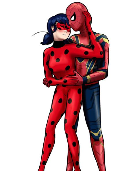 Spider Man And Ladybug By Nevillemadan007 On Deviantart